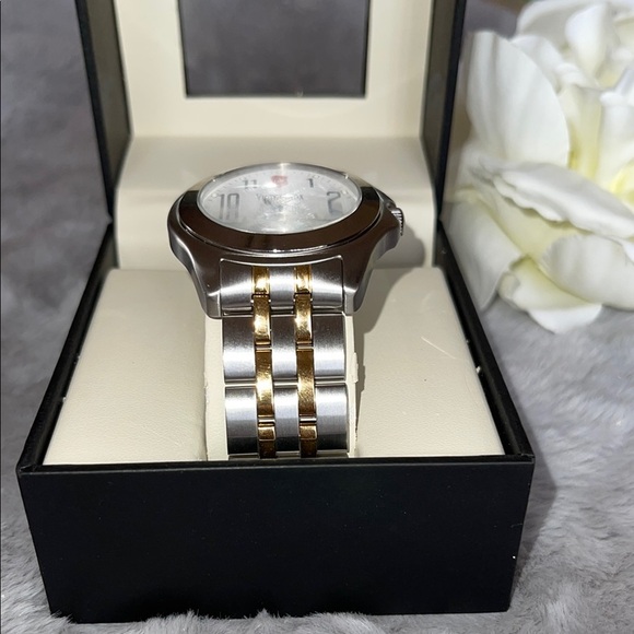 Victorinox Silver and Gold Elegant Chronograph Watch - Picture 7 of 10